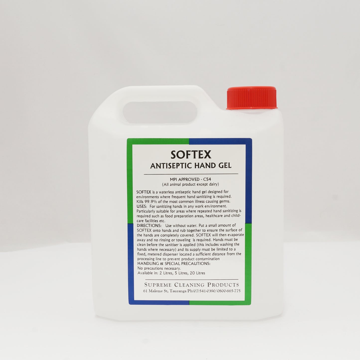 Softex Antiseptic Hand Gel - 2L